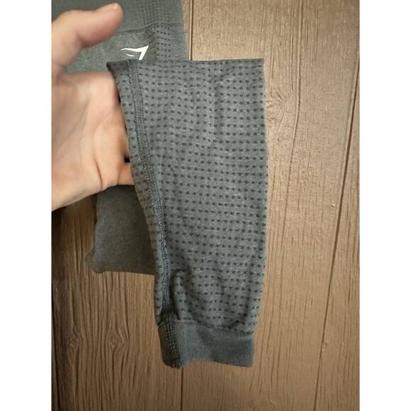 Gymshark Vital Seamless 2.0 Breathable Lightweight Legging Gray Sz Small Athlete - Picture 3 of 5